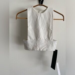 NWT AYAI Are You Am I White Rin Bra XS